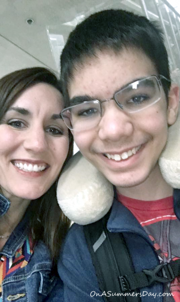 Flying internationally with teens