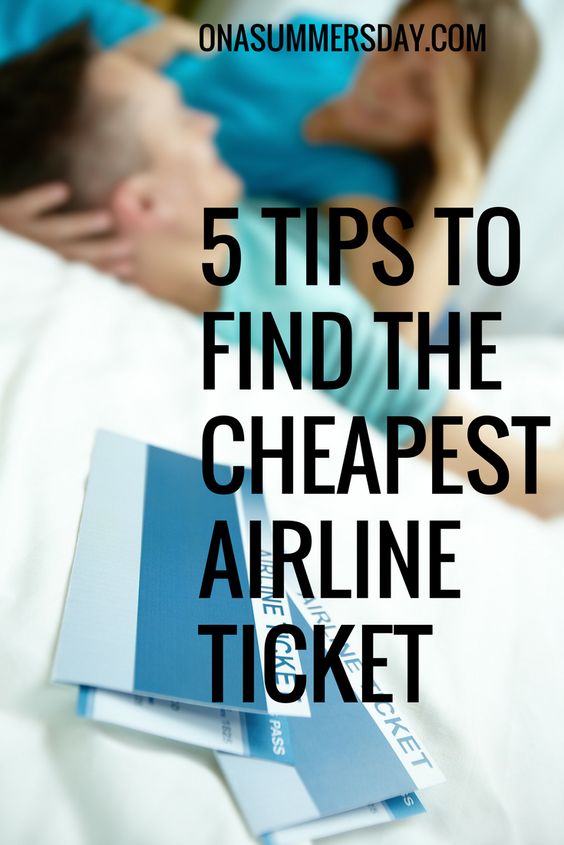 How To Find The Cheapest Airfare