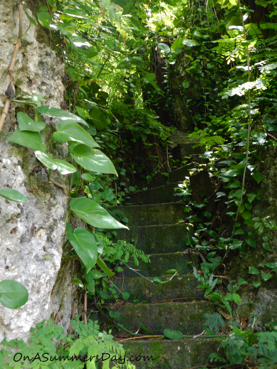 steep stairs