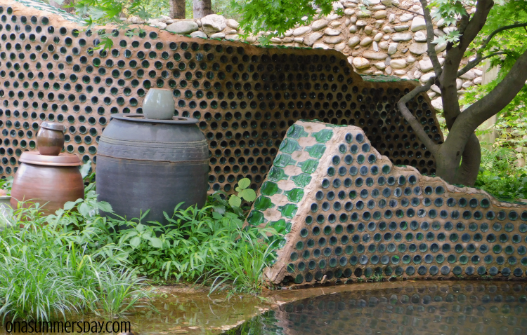 Recycled Soja Bottles Lake Nami Island