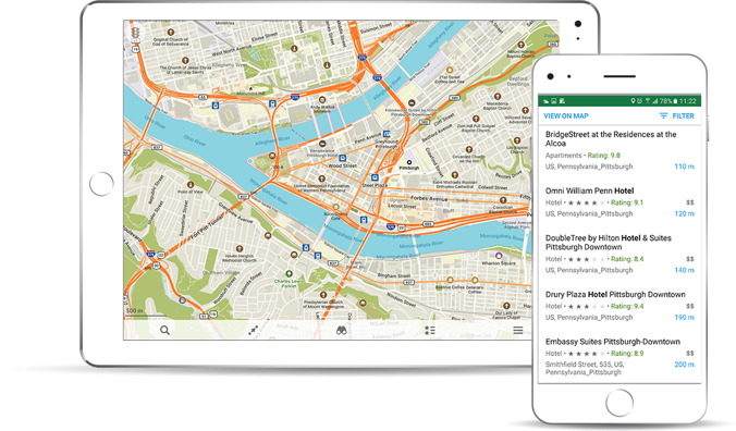 maps.me app for smartphones